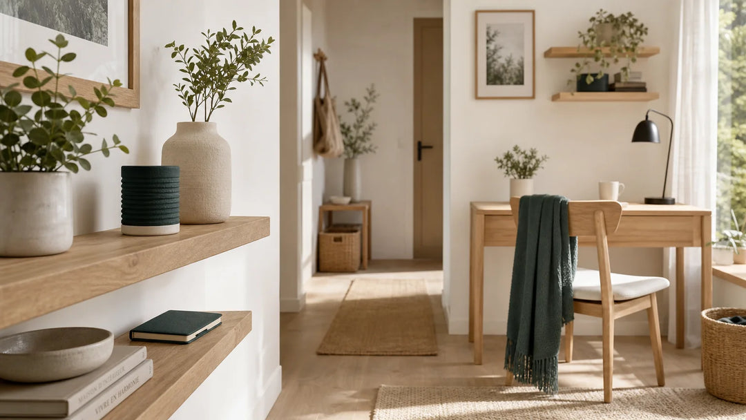 Diffuseur compact dans un intérieur français lumineux