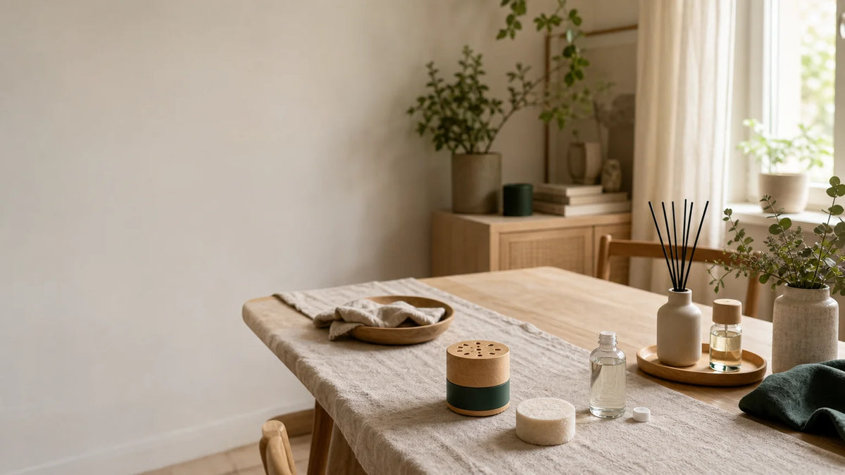 Intérieur français avec plusieurs solutions de recharge pour diffuseur