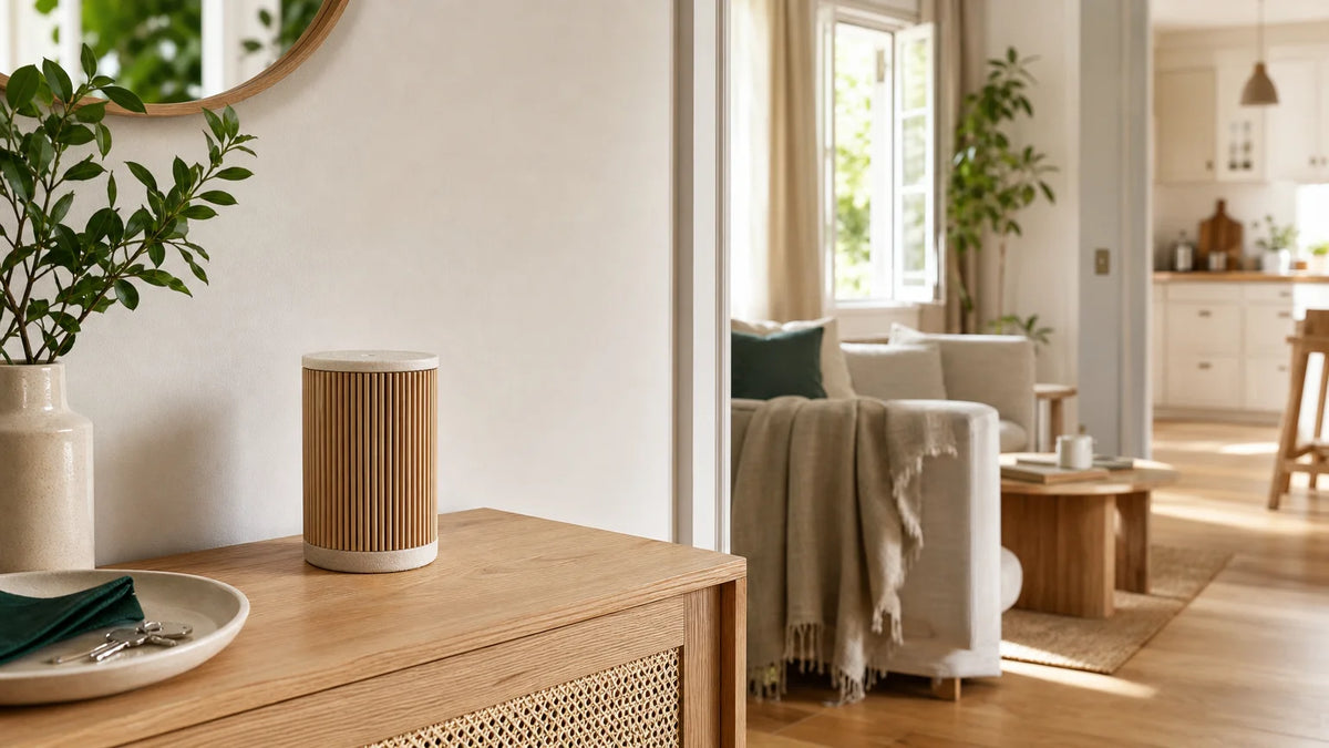 Diffuseur passif sans électricité dans un intérieur français lumineux